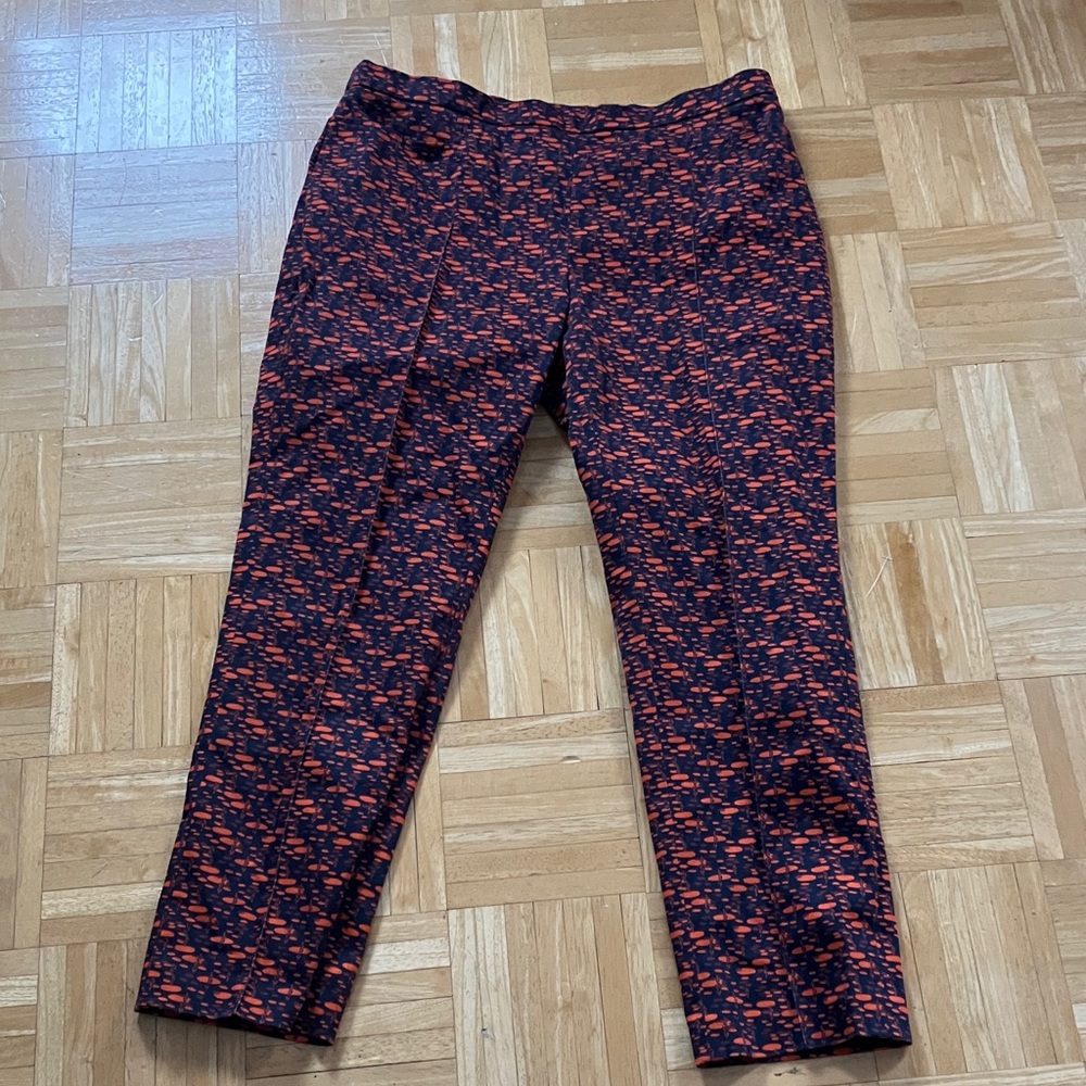Bergdorf Goodman Akris Punto oval dot pants EUC 10
